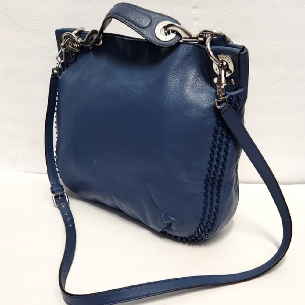 Rebecca Minkoff Leather Studded Slouch Crossbody Bag